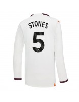 Manchester City John Stones #5 Venkovní Dres 2023-24 Dlouhý Rukáv